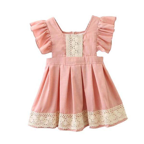 girl's dresses girls 2021 summer brand princess girl clothing stitching lace sleeve light pink dress for 2-6 year, Red;yellow
girl's dresses girls 2021 summer brand princess girl clothing stitching lace sleeve light pink dress for 2-6 year, Red;yellow