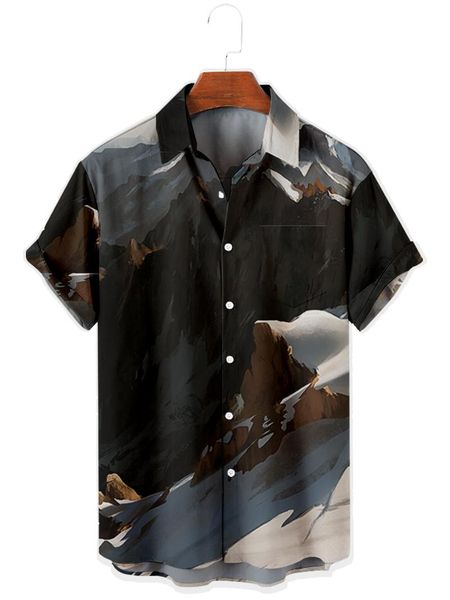 men's casual shirts 2021 short sleeve lapel shirt large size mountain 3d printing, White;black
men's casual shirts 2021 short sleeve lapel shirt large size mountain 3d printing, White;black