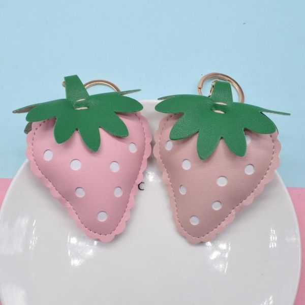 keychains spring and summer pu lovely fruit strawberry dress box chartered car key decoration pendant chain accessories wholesal, Silver
keychains spring and summer pu lovely fruit strawberry dress box chartered car key decoration pendant chain accessories wholesal, Silver