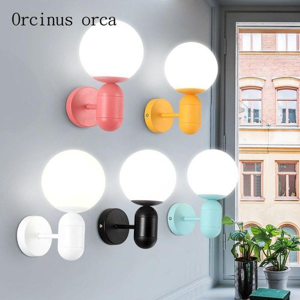 wall lamp nordic modern simple color led living room corridor bedroom bedside creative personality candy
wall lamp nordic modern simple color led living room corridor bedroom bedside creative personality candy