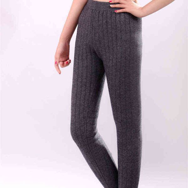 women's autumn and winter trendy warm leggings female elastic cashmere casual pants women grey fashion ribbed pants 211117, Black
women's autumn and winter trendy warm leggings female elastic cashmere casual pants women grey fashion ribbed pants 211117, Black