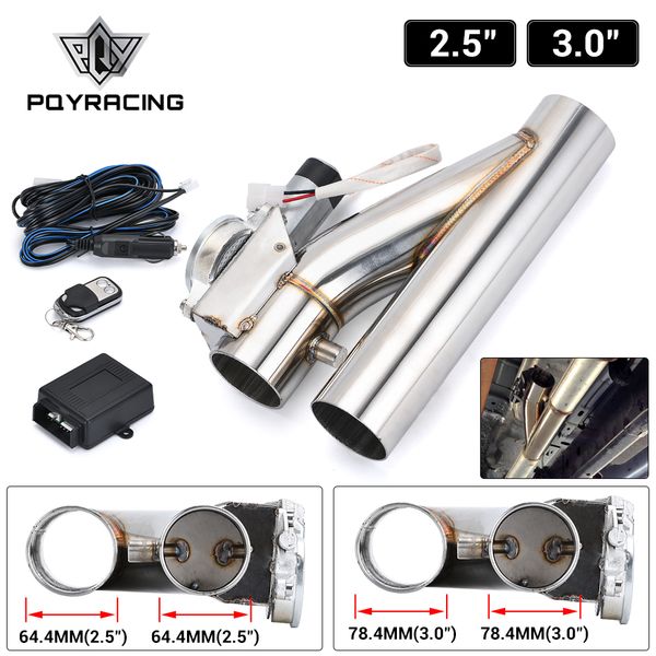 pqy - 2.5" / 3" stainless steel headers y pipe electric exhaust cutout cut out kit for 2.5inch or 3inch exhaust pipe pqy- ct93
pqy - 2.5" / 3" stainless steel headers y pipe electric exhaust cutout cut out kit for 2.5inch or 3inch exhaust pipe pqy- ct93