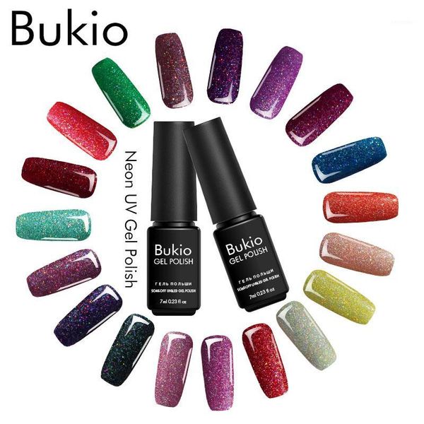 bukio shiny neon uv nail polish healthy and eco-friendly semi permanent lucky colors series glitter sequins gel nails art salon1, Red;pink
bukio shiny neon uv nail polish healthy and eco-friendly semi permanent lucky colors series glitter sequins gel nails art salon1, Red;pink