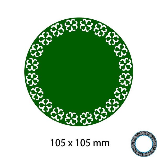 painting supplies 105*105mm four-leaf clover circles cutting dies for decoration scrapbooking stencil paper craft template
painting supplies 105*105mm four-leaf clover circles cutting dies for decoration scrapbooking stencil paper craft template