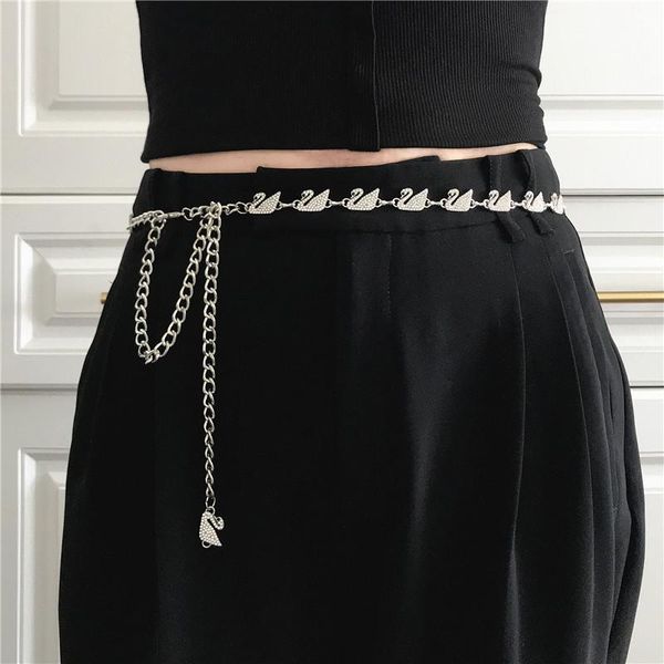 belts metal chain waist for women rhinestone sliver waistband strap lady female body jewelry decoration dress, Black;brown
belts metal chain waist for women rhinestone sliver waistband strap lady female body jewelry decoration dress, Black;brown