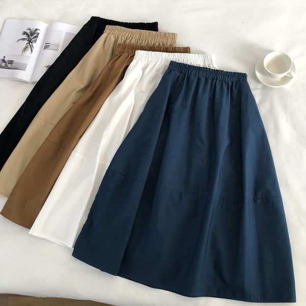 skirts solid color work dr's summer medium length high waist a-word loose and thin over knee large swing umbrella skirt, Black
skirts solid color work dr's summer medium length high waist a-word loose and thin over knee large swing umbrella skirt, Black