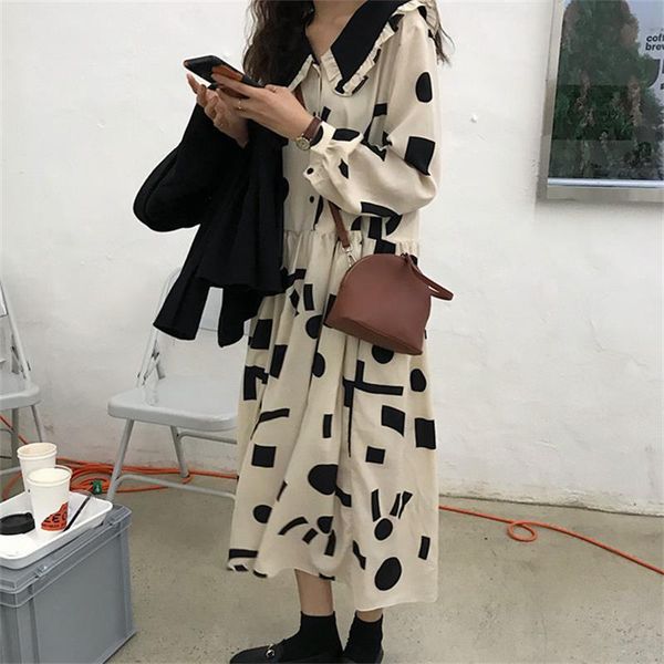 casual dresses women's japanese harajuku ulzzang loose doll collar print dress female korean kawaii cute clothing for women, Black;gray
casual dresses women's japanese harajuku ulzzang loose doll collar print dress female korean kawaii cute clothing for women, Black;gray