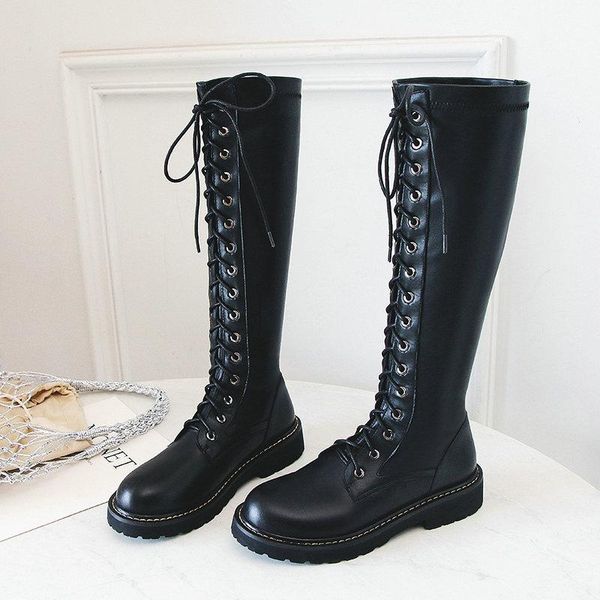 boots 2021 winter women genuine leather knee high party night club shoes woman classic cross tied long, Black
boots 2021 winter women genuine leather knee high party night club shoes woman classic cross tied long, Black