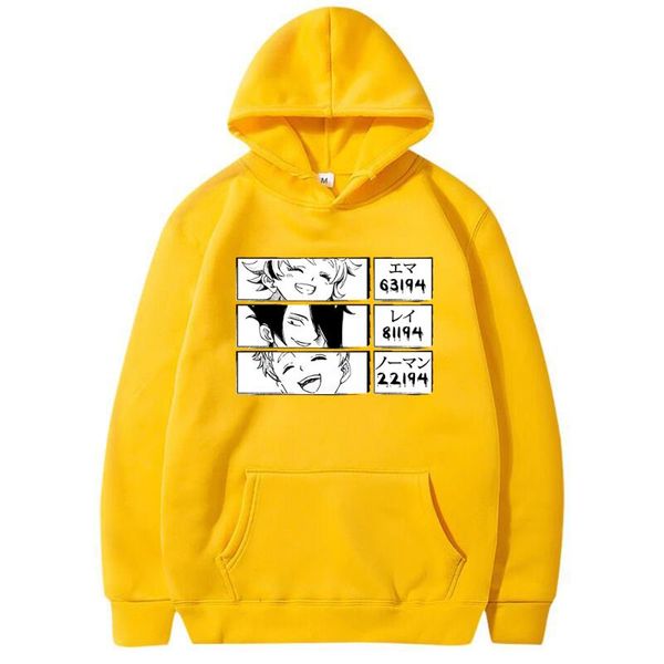 men's hoodies & sweatshirts 2021 fashion anime the promise neverland emma norman printed hooded cozy pullovers, Black
men's hoodies & sweatshirts 2021 fashion anime the promise neverland emma norman printed hooded cozy pullovers, Black