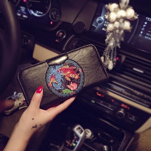 storage bags wallet fashion street leather mid-length personality rivets mobile phone bag
storage bags wallet fashion street leather mid-length personality rivets mobile phone bag