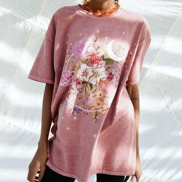 inspired cosmic floral t shirt pink graphic tee for women short sleeve relaxed fit new summer cotton t shirt 210412, White
inspired cosmic floral t shirt pink graphic tee for women short sleeve relaxed fit new summer cotton t shirt 210412, White