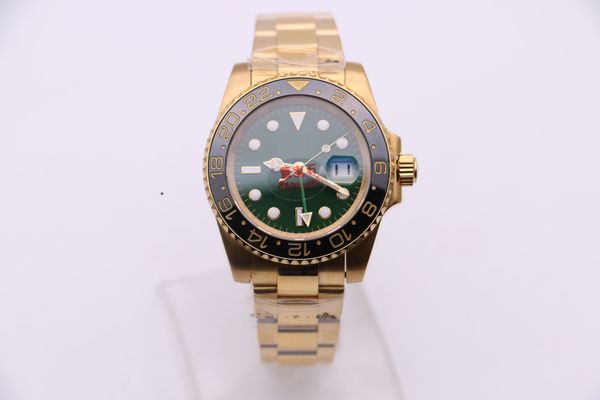 men's automatic mechanical watch 116718 yellow gold stainless steel case black ceramic 4-pin multifunction calendar dial sapphire adjus, Slivery;brown
men's automatic mechanical watch 116718 yellow gold stainless steel case black ceramic 4-pin multifunction calendar dial sapphire adjus, Slivery;brown