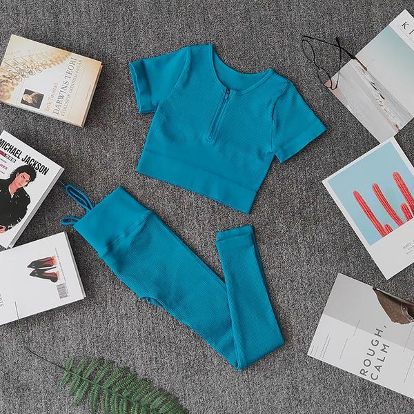 yoga outfit seamless set women zipper crop short sleeve t shirt high waist leggings sports suits workout fitness gym sets
yoga outfit seamless set women zipper crop short sleeve t shirt high waist leggings sports suits workout fitness gym sets