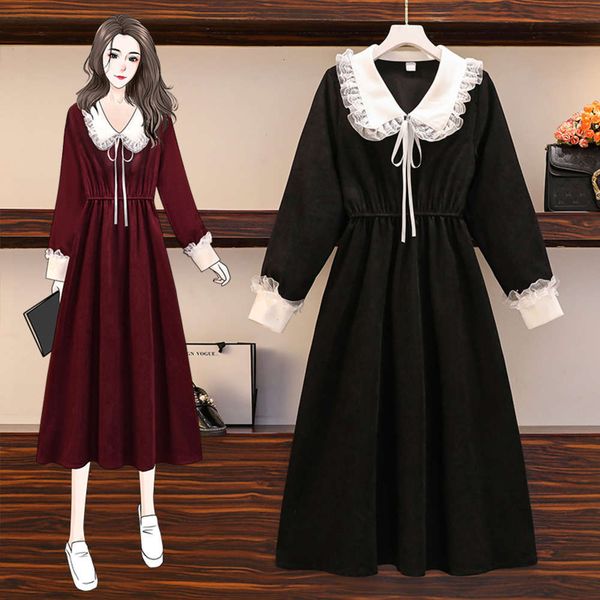 casual dresses dress women clothes fat sister spring large women's show thin cover belly french red velvet t25s, Black;gray
casual dresses dress women clothes fat sister spring large women's show thin cover belly french red velvet t25s, Black;gray