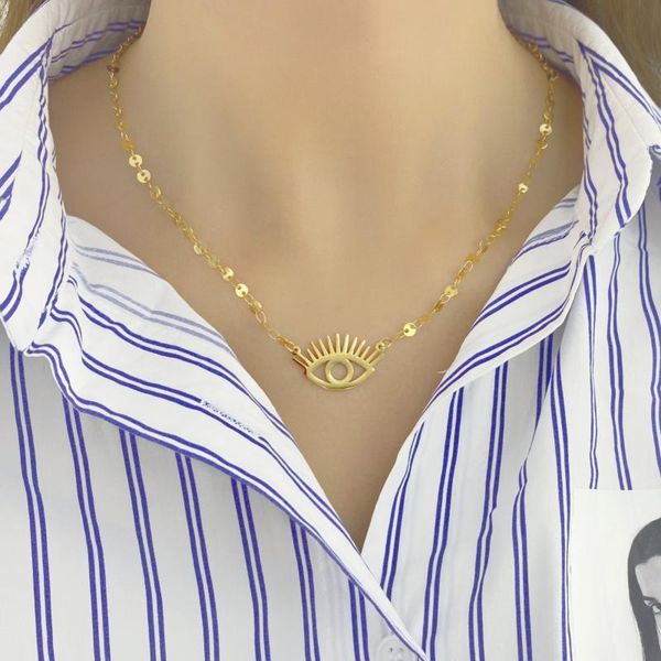 earrings & necklace 316l lucky eye fatima hamsa hand turkish evil pendant gold color long chain for women girls fashion jewelr, Silver
earrings & necklace 316l lucky eye fatima hamsa hand turkish evil pendant gold color long chain for women girls fashion jewelr, Silver
