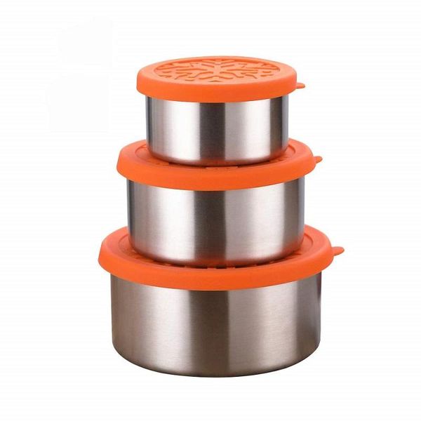 dinnerware sets set of 3 stainless steel storage containers with leak-proof silicone lids bpa kids'
dinnerware sets set of 3 stainless steel storage containers with leak-proof silicone lids bpa kids'