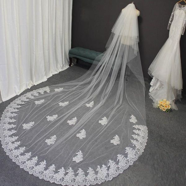 bridal veils lace long wedding veil 4 meters 2 layers with comb white ivory 2t 4m accessories, Black
bridal veils lace long wedding veil 4 meters 2 layers with comb white ivory 2t 4m accessories, Black