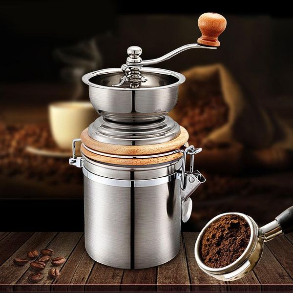 manual coffee grinders 1pc 304 stainless steel home durable grinder handmade machine for kitchen bar
manual coffee grinders 1pc 304 stainless steel home durable grinder handmade machine for kitchen bar