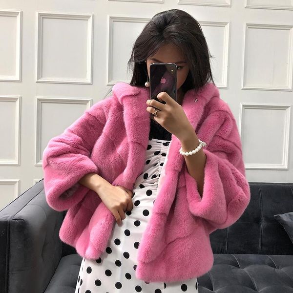 women's fur & faux real double-faced mink coats autumn winter coat women clothes korean vintage jacket manteau femme hiver my957, Black
women's fur & faux real double-faced mink coats autumn winter coat women clothes korean vintage jacket manteau femme hiver my957, Black