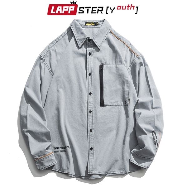 lappster men harajuku korean streetwear shirts vintage casual long sleeve pocket hip hop designer 2xl 210420, White;black
lappster men harajuku korean streetwear shirts vintage casual long sleeve pocket hip hop designer 2xl 210420, White;black