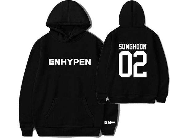 women's hoodies & sweatshirts kpop enhypen sweatshirt jungwon jake sunghoon sunoo ni-ki jay heeseung hoodie jacket streetwear name year, Black
women's hoodies & sweatshirts kpop enhypen sweatshirt jungwon jake sunghoon sunoo ni-ki jay heeseung hoodie jacket streetwear name year, Black
