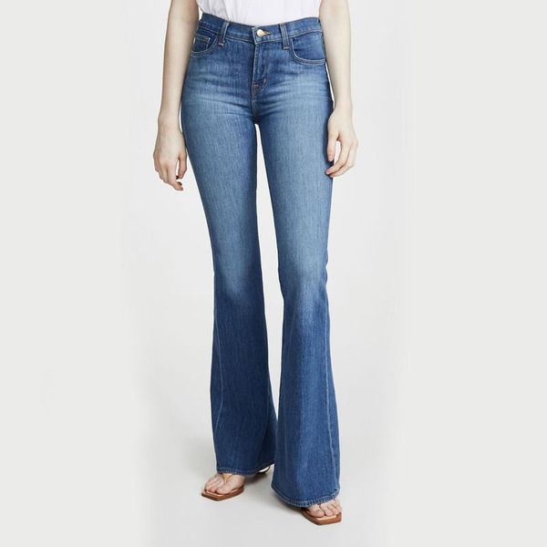 women's pants & capris women autumn slim fashion denim flare female high street brand casual pant ladies high-waisted trousers ml027, Black;white
women's pants & capris women autumn slim fashion denim flare female high street brand casual pant ladies high-waisted trousers ml027, Black;white