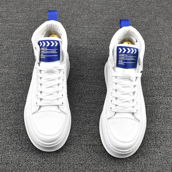 brand men's vulcanized business wedding shoes fashion designer white black casual sneakers high men buckle walking boots y136 
brand men's vulcanized business wedding shoes fashion designer white black casual sneakers high men buckle walking boots y136