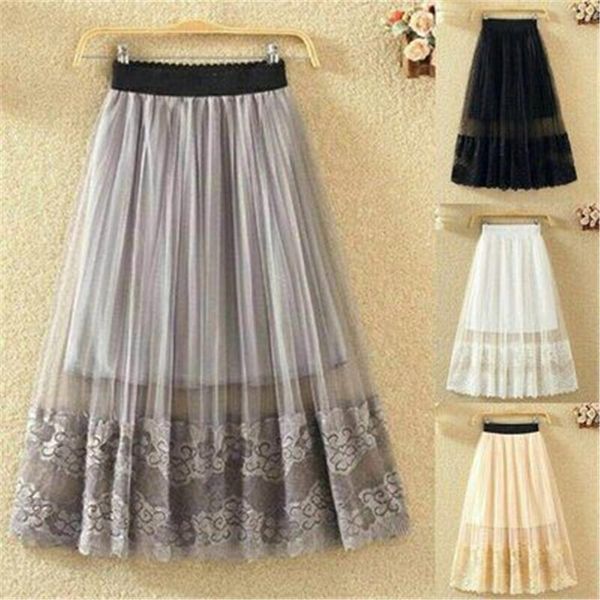 elastic high waist beading women skirts embroidery mesh tulle solid fashion midi long pleated pink pz3389, Black
elastic high waist beading women skirts embroidery mesh tulle solid fashion midi long pleated pink pz3389, Black