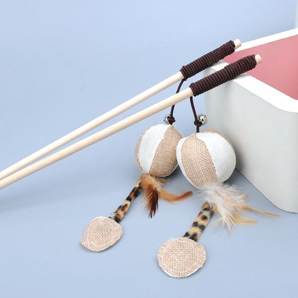pet cat bells the dangle faux ball feather rod roped interactive playing toy funny fishing game wand stick for cats toys
pet cat bells the dangle faux ball feather rod roped interactive playing toy funny fishing game wand stick for cats toys