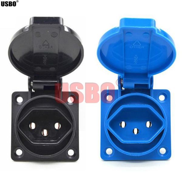 smart power plugs 10pcs black blue swiss 3 holes universal socket ip54 10a 250v switzerland ac dustproof waterproof industrial outlet
smart power plugs 10pcs black blue swiss 3 holes universal socket ip54 10a 250v switzerland ac dustproof waterproof industrial outlet