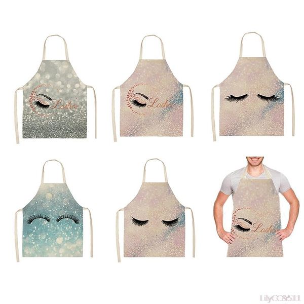 aprons 1 piece eyelash printed kitchen grafting apron sleeveless cotton cleaning tools
aprons 1 piece eyelash printed kitchen grafting apron sleeveless cotton cleaning tools