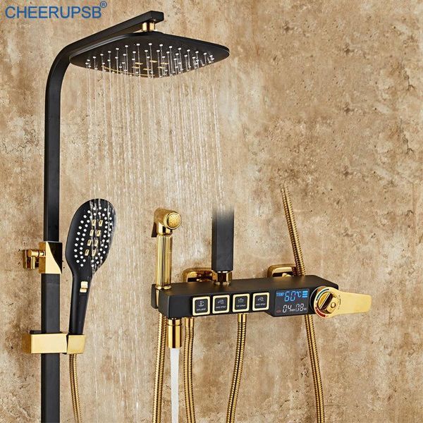 shower bath tap bathroom wall mount smart thermostatic set led digital lcd display rainfall kit matte black white sets
shower bath tap bathroom wall mount smart thermostatic set led digital lcd display rainfall kit matte black white sets