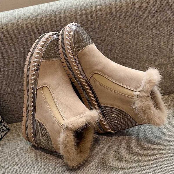 boots real hair warm winter crystals shoes woman elastic band couple chunky sole platform big size 44 waterproof ankle bootssnow, Black
boots real hair warm winter crystals shoes woman elastic band couple chunky sole platform big size 44 waterproof ankle bootssnow, Black