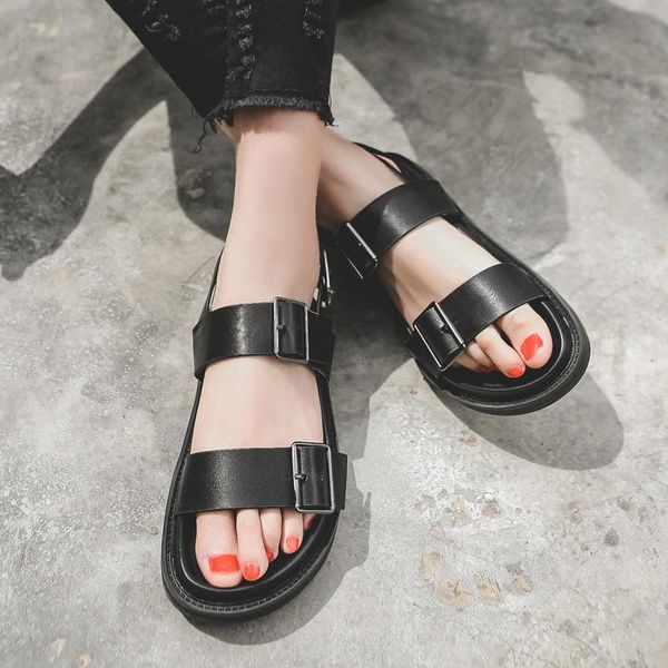 casual shoes women sandals summer fashion 2021 flat platform ladies balck for strap solid, Black
casual shoes women sandals summer fashion 2021 flat platform ladies balck for strap solid, Black