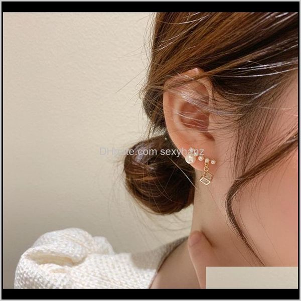 jewelry delivery 2021 korean elegant simulated pearl full rhinestone earrings square crystal geometric bling drop gifts for women dangle & c, Silver
jewelry delivery 2021 korean elegant simulated pearl full rhinestone earrings square crystal geometric bling drop gifts for women dangle & c, Silver