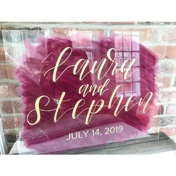 party decoration personalized wedding welcome sign acrylic brushed background plexiglass with alternative color decor
party decoration personalized wedding welcome sign acrylic brushed background plexiglass with alternative color decor