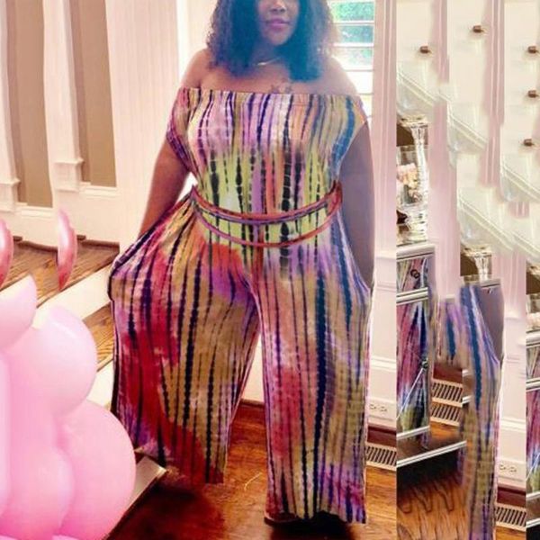 women's jumpsuits & rompers 3xl 4xl plus size for women african 2021 off the shoulder wide leg loose fashion striped, Black;white
women's jumpsuits & rompers 3xl 4xl plus size for women african 2021 off the shoulder wide leg loose fashion striped, Black;white