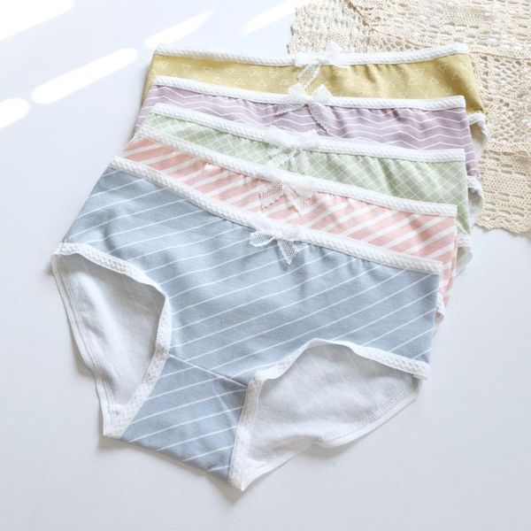 women's panties girl stripe underwear cotton crotch breathable mid-waist briefs plus size lingerie cute women 3pcs/set, Black;pink
women's panties girl stripe underwear cotton crotch breathable mid-waist briefs plus size lingerie cute women 3pcs/set, Black;pink