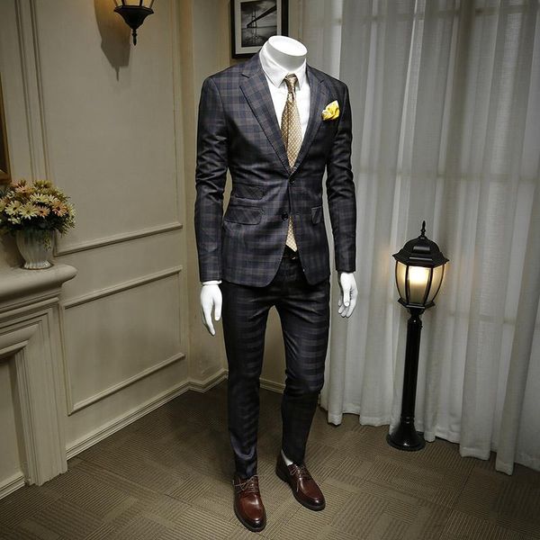 men's causal suit jackets mans wedding dresses two piece blue striped suits british fashion blazers 365tz64 &, White;black
men's causal suit jackets mans wedding dresses two piece blue striped suits british fashion blazers 365tz64 &, White;black