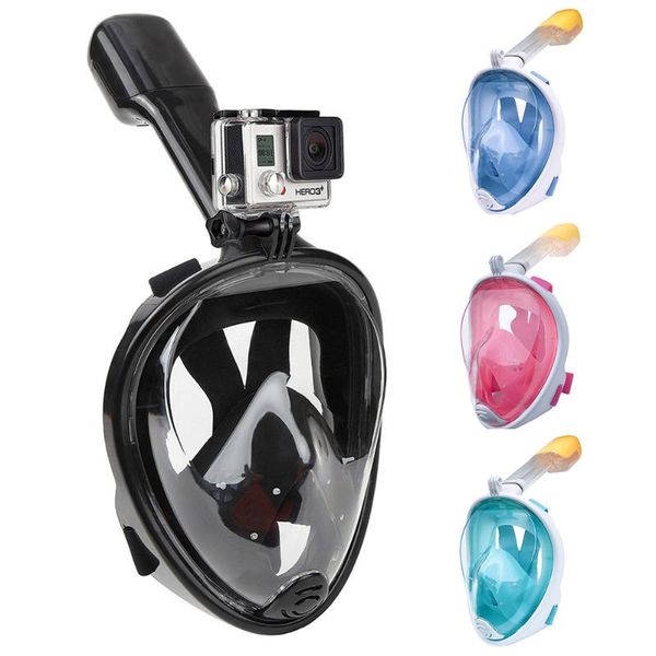 diving masks equipment 180 panoramic observation fog-proof snorkel full face mask removable camera mounting
diving masks equipment 180 panoramic observation fog-proof snorkel full face mask removable camera mounting