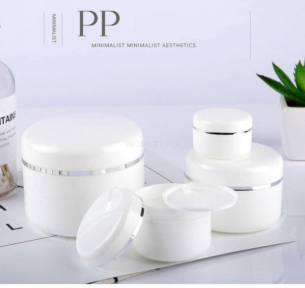20g/30g/50g/100g/150g/250g empty white pp face cream jar skin care with plastic lids insert cosmetic container storage bottles & jars
20g/30g/50g/100g/150g/250g empty white pp face cream jar skin care with plastic lids insert cosmetic container storage bottles & jars