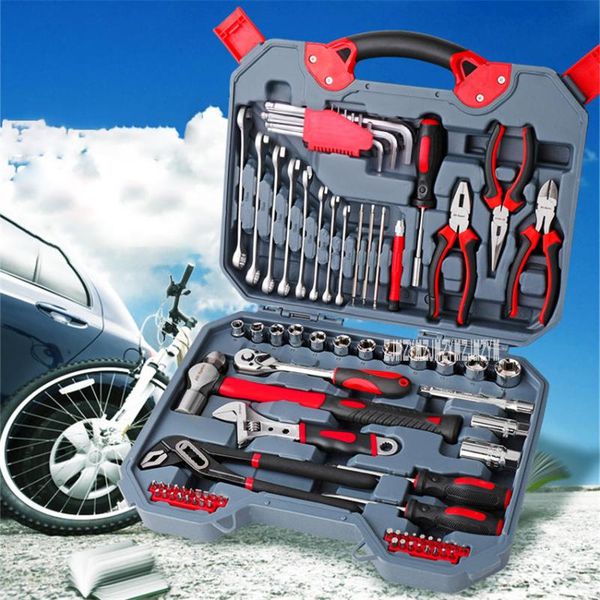 professional hand tool sets mae11013/mae11081 77-pc/81-pc car combination repair household set kit with plastic toolbox storage case
professional hand tool sets mae11013/mae11081 77-pc/81-pc car combination repair household set kit with plastic toolbox storage case