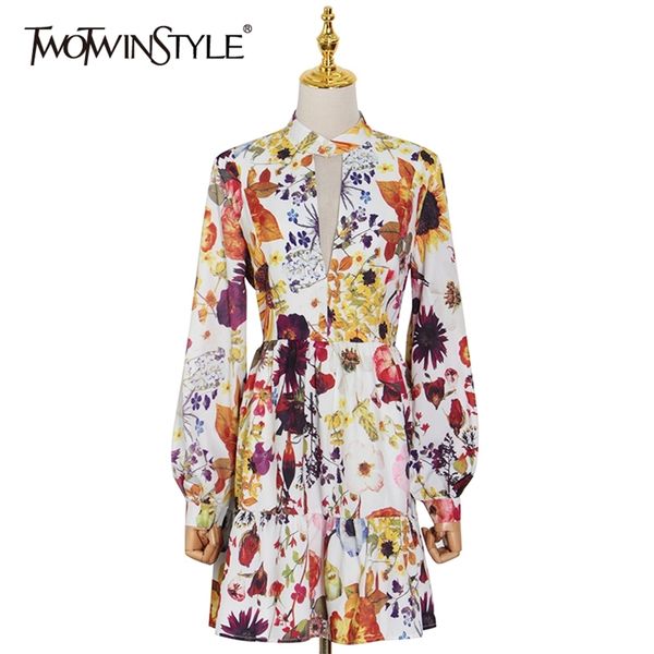 elegant print dress for women stand collar lantern long sleeve high waist hollow out midi dresses summer 210520, Black;gray
elegant print dress for women stand collar lantern long sleeve high waist hollow out midi dresses summer 210520, Black;gray