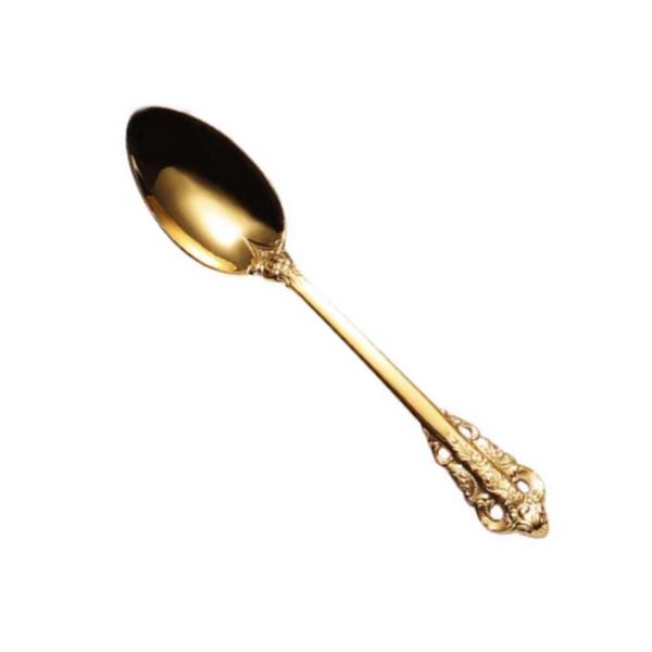 spoons 1pc stainless steel classical embossment western tableware flatware for home restaurant el (golden dinner spoon)
spoons 1pc stainless steel classical embossment western tableware flatware for home restaurant el (golden dinner spoon)