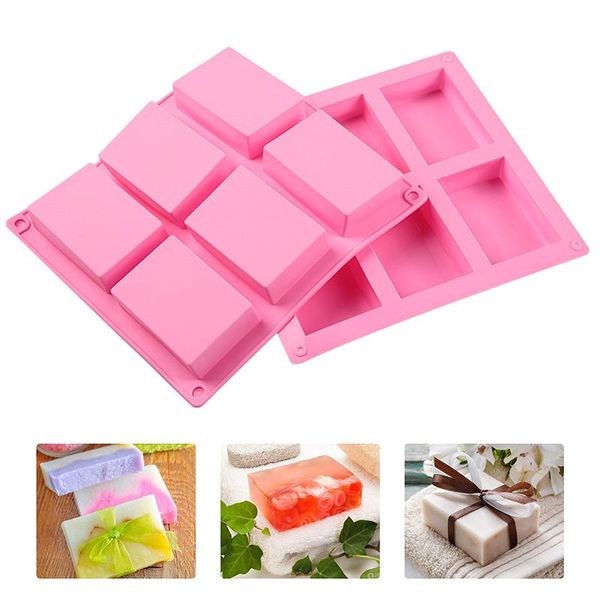 craft tools 6 cavites silicone soap mold rectangular cake forms chocolate handmade mousse fandant candle resin mould kitchen supplies
craft tools 6 cavites silicone soap mold rectangular cake forms chocolate handmade mousse fandant candle resin mould kitchen supplies