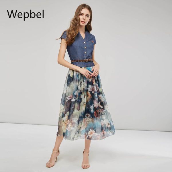 casual dresses wepbel women plus size denim dress short sleeve high waist v-neck slim-fit slim fits big swing fashion female, Black;gray
casual dresses wepbel women plus size denim dress short sleeve high waist v-neck slim-fit slim fits big swing fashion female, Black;gray