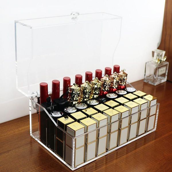 storage boxes & bins acrylic dustproof lipstick organizer box dressing table bathroom bedroom comestic perfume clamshell display desk shelf
storage boxes & bins acrylic dustproof lipstick organizer box dressing table bathroom bedroom comestic perfume clamshell display desk shelf