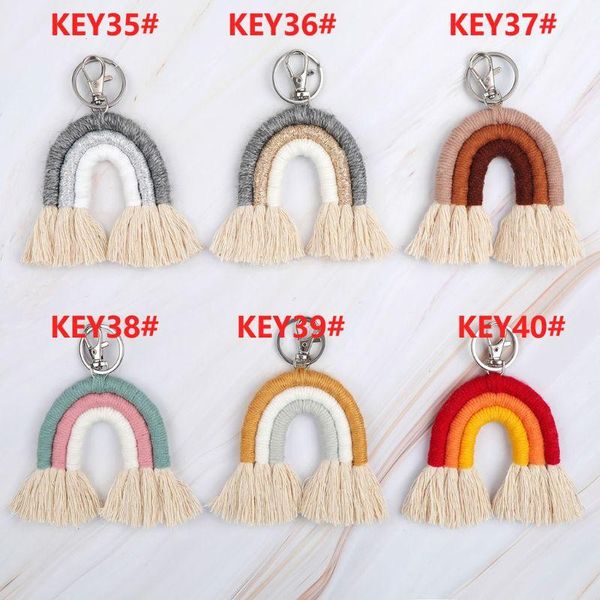keychains 2021 weaving rainbow women keychain car pendant handmade bag key chains ring c1fc, Silver
keychains 2021 weaving rainbow women keychain car pendant handmade bag key chains ring c1fc, Silver