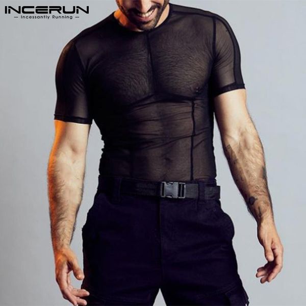men's t-shirts men t shirt mesh transparent o neck short sleeve 2021 party nightclub tee streetwear fitness casual camisetas incer, White;black
men's t-shirts men t shirt mesh transparent o neck short sleeve 2021 party nightclub tee streetwear fitness casual camisetas incer, White;black