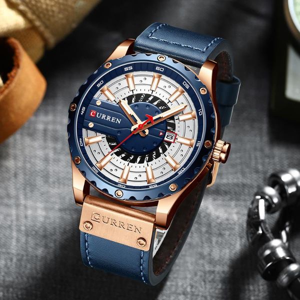 wristwatches curren mens watches sport leather watch men unique big dial waterproof relogio masculino 2021, Slivery;brown
wristwatches curren mens watches sport leather watch men unique big dial waterproof relogio masculino 2021, Slivery;brown